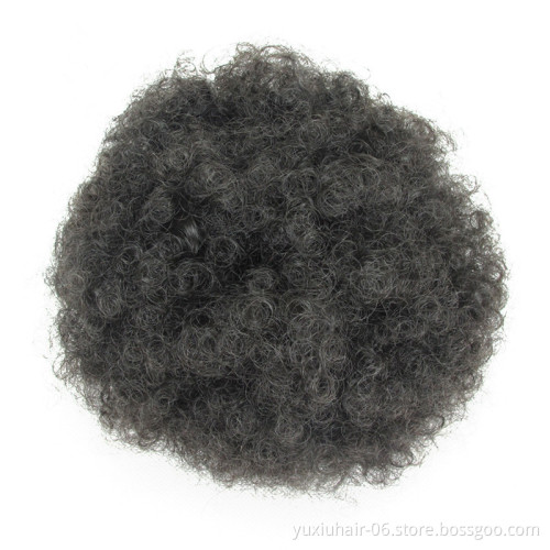 Synthetic hair Curly Chignon Bun Hairpiece Clip-In Natural Color Low Temperature Fiber
